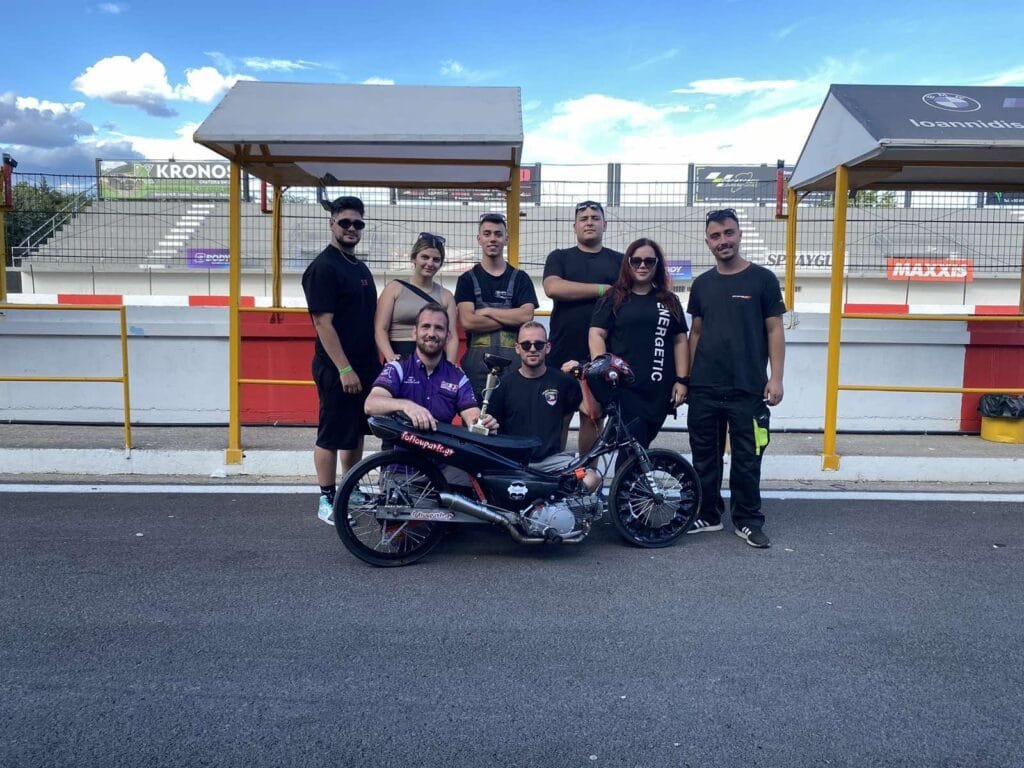 Dragster Serres 2024 Honda Supra σε δράση